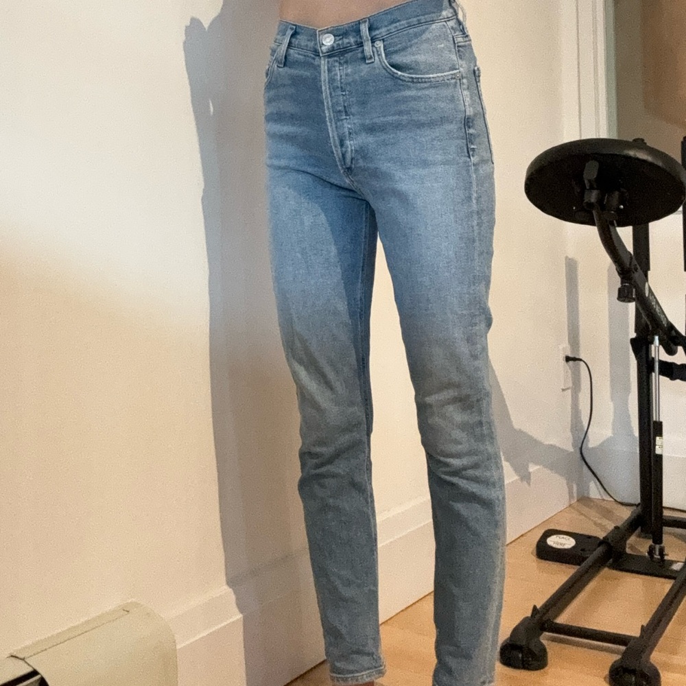 Agolde light wash jeans 27